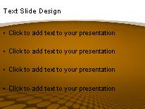 Downunder Orange PowerPoint Template text slide design