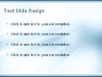 Glass Tubes Blue PowerPoint Template text slide design
