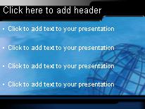 Hex PowerPoint Template text slide design