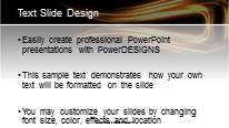 Light Stroke Gold Widescreen PowerPoint Template text slide design