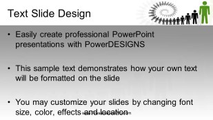 Personal Growth Widescreen PowerPoint Template text slide design