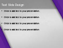 Pillars Purple PowerPoint Template text slide design