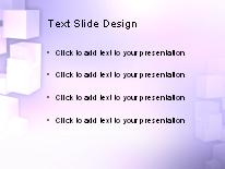 Quebed Purple PowerPoint Template text slide design