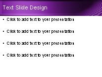 Abc Violet PowerPoint Template text slide design
