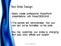 Abstract Fluid PowerPoint Template text slide design
