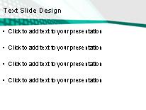 Angles Teal PowerPoint Template text slide design