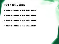 Binary Light Green PowerPoint Template text slide design