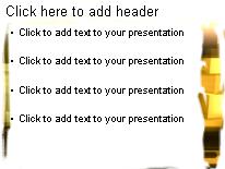 Bizzare PowerPoint Template text slide design