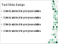 Checkerboard Green PowerPoint Template text slide design