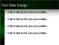 Circulary Green PowerPoint Template text slide design