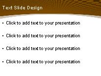Downunder Orange PowerPoint Template text slide design
