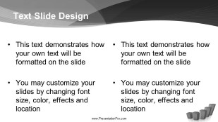 Glassy Office Widescreen PowerPoint Template text slide design