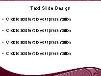 Modern Wave Pink PowerPoint Template text slide design