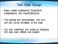 Peaks PowerPoint Template text slide design