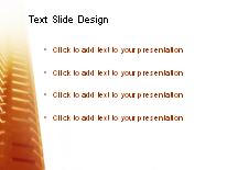 Skyscraper Orange PowerPoint Template text slide design