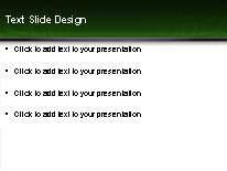 Square Warp Dkgreen PowerPoint Template text slide design