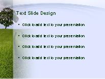 Field Of Barley PowerPoint Template text slide design