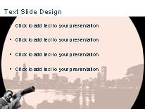 Avast Orange PowerPoint Template text slide design