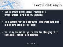 Business Solutions Scrabble Blue PowerPoint Template text slide design