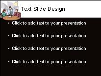 Business Talk PowerPoint Template text slide design