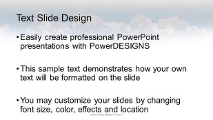 Businessman Crossroads Widescreen PowerPoint Template text slide design
