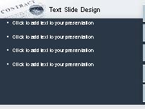 Contract Direction PowerPoint Template text slide design