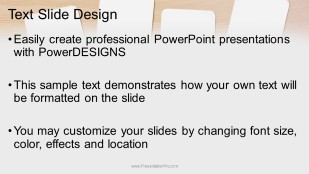 Flash Cards PowerPoint Template text slide design