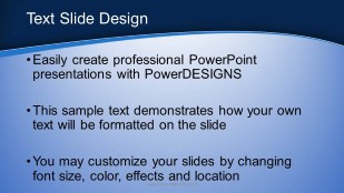 Inspiring Light Widescreen PowerPoint Template text slide design