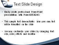 Jumping Goldfish PowerPoint Template text slide design