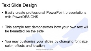 Large Chart Arrow Widescreen PowerPoint Template text slide design