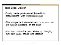 Outdoors Agent PowerPoint Template text slide design