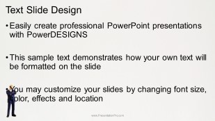 Small Business PowerPoint Template text slide design