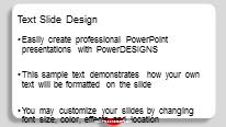 Stepping Out Widescreen PowerPoint Template text slide design