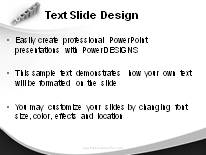 Success Growth Silver PowerPoint Template text slide design