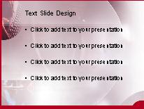 Timely Red PowerPoint Template text slide design