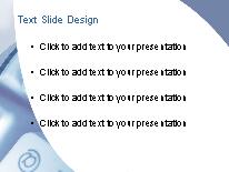 Zoomed Keyboard PowerPoint Template text slide design
