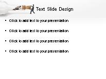 Bottleneck PowerPoint Template text slide design