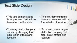 Business Analysis Widescreen PowerPoint Template text slide design