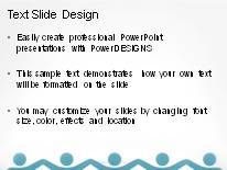 Celebrating Teamwork Blue PowerPoint Template text slide design