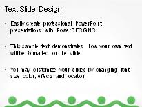 Celebrating Teamwork Green PowerPoint Template text slide design