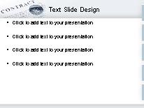 Contract Direction PowerPoint Template text slide design