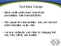 Double Team PowerPoint Template text slide design