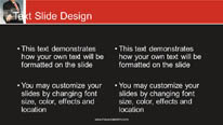 Drawing Blank Rectangle Widescreen PowerPoint Template text slide design
