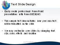 Growth Cycle 2 Blue PowerPoint Template text slide design