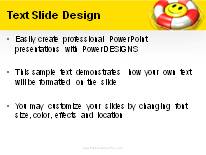 Happy To Help PowerPoint Template text slide design