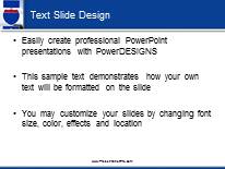 Highway sign PowerPoint Template text slide design