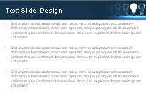 Idea Illumination PowerPoint Template text slide design