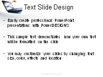 Jumping Goldfish PowerPoint Template text slide design