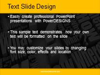 Questionmark Cluster PowerPoint Template text slide design