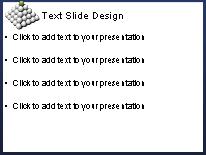 Subordinate Stack Green PowerPoint Template text slide design
